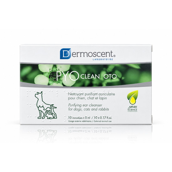 Dermoscent Pyoclean Oto, solutie otica caini si pisici, 10x5 ml